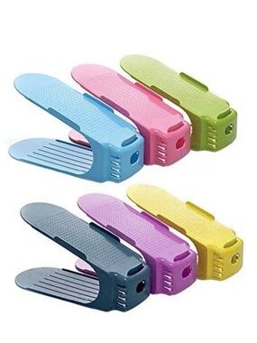 8 Shoe Organizers - Assorted Colors